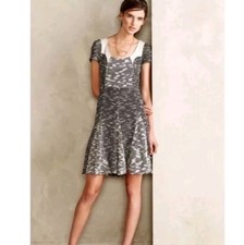 Anthropologie Vanessa Virginia Tweed Ruffle Dress Size Medium