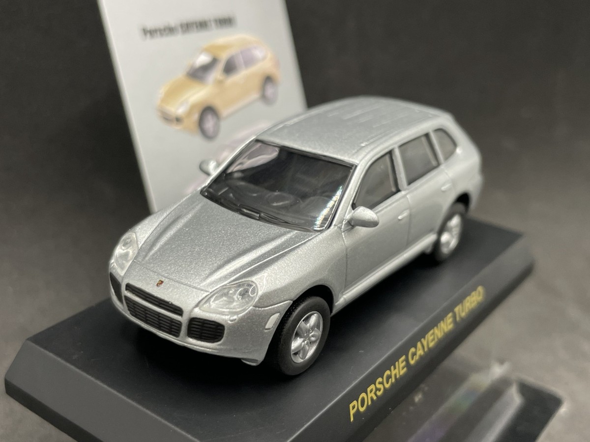Kyosho 1/64 Porsche collection2 Cayenne Turbo silver diecast model