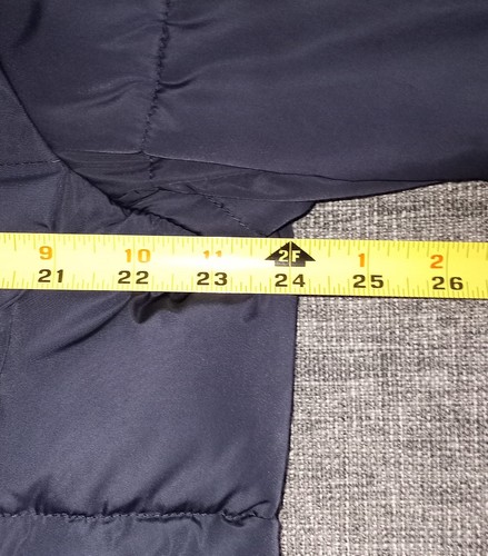 Calvin Klein Full-Zip Quilted Puffer Jacket Double Zip Navy Mens Size Medium - Picture 11 of 15