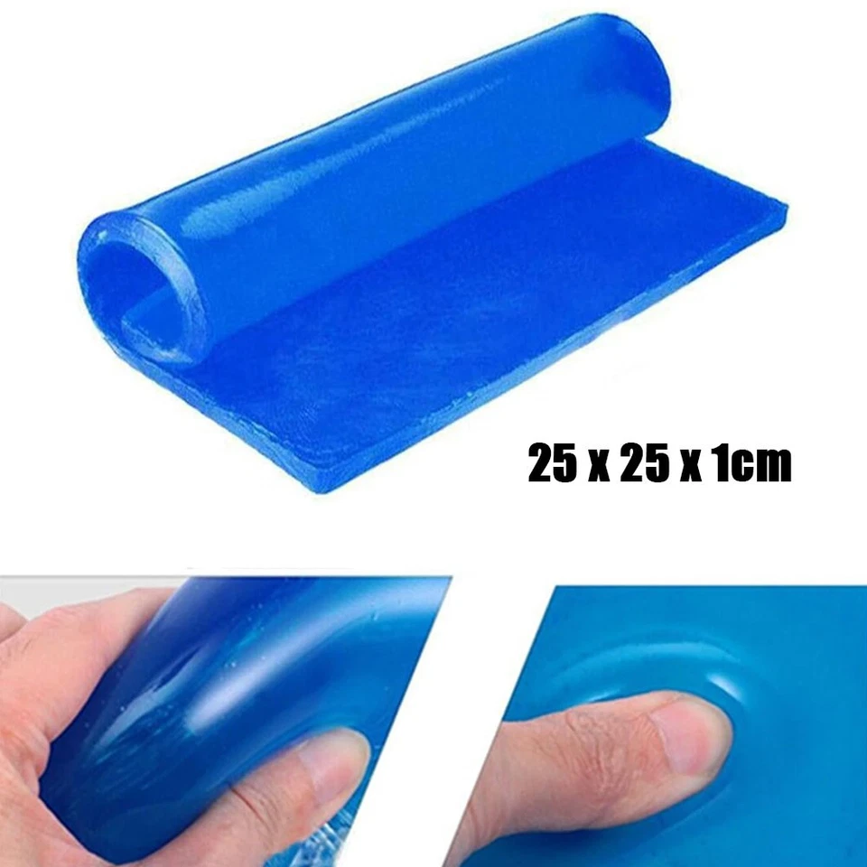 Almohadilla de gel para asiento de motocicleta alfombrilla de enfriamiento de absorción de impactos comodidad suave hágalo usted mismo Foto 2 de 4