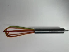 FARBERWARE® Silicone WHISK w/Stainless Steel Handle & Hanging Hook (8½"L) - NEW