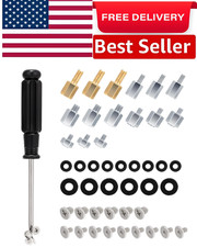 46PCS NVME M.2 SSD Mounting Screws M.2 SSD Screw Kit for Asus Gigabyte ASRock..