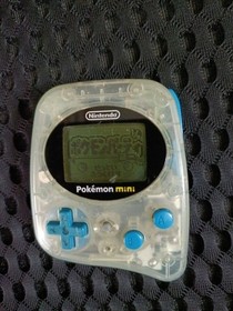 Pokemon Mini Console Blue Nintendo w/ Pokemon Party Cartridge Japan Tested