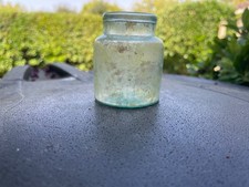 SMALL UTILTIY JAR BOTTLE DUG FROM PIONEER DUMP 1840 -1850'S NEAT