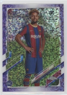 2020 Topps Chrome UEFA Champions League 22/250 Konrad de la Fuente Rookie RC p6a