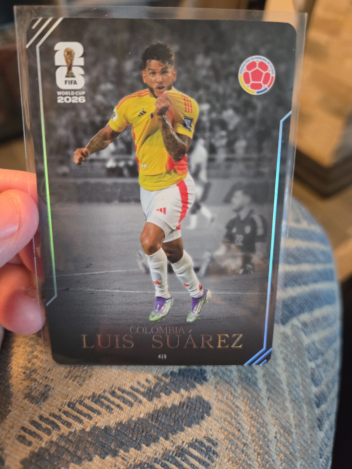 2026 Panini X Kayou FIFA World Cup Luis Suarez Moment Card #419 Colombia