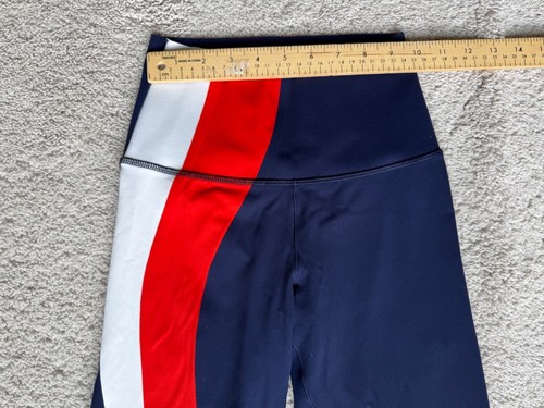 G/FORE Operative Womens Legging Size XS Patriotic Navy Red Blue Pant - Picture 8 of 10