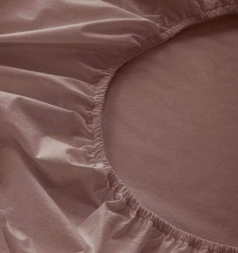 NWT! Quince Organic Cotton Brushed Fig Sheets & Pillowcases! King (Y90) - Picture 3 of 10