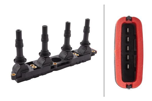 HELLA Ignition Coil Fits Opel Astra Corsa Meriva Signum Vauxhall 5DA 358 000-041