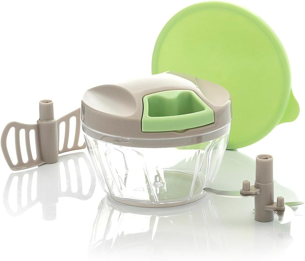 Tritatutto Manuale Multifunzione 400Ml - Tritatura Rapida, Accessorio per Mescol
