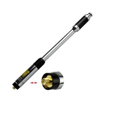 Dual Band 144/430MHz SMA-Female Telescopic Handheld Radio Antenna for Kenwood