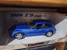UT MODELS BMW Z3 M COUPE DIECAST CAR 1.18 SCALE METALLIC BLUE boxed UK HTF
