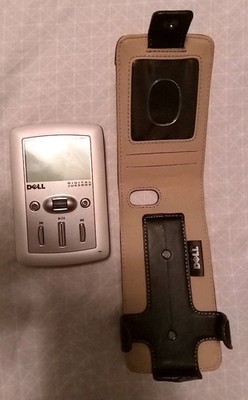 Old School Dell Digital Jukebox 15GB MP3 Player Bundle W/ Case Untested No Cord