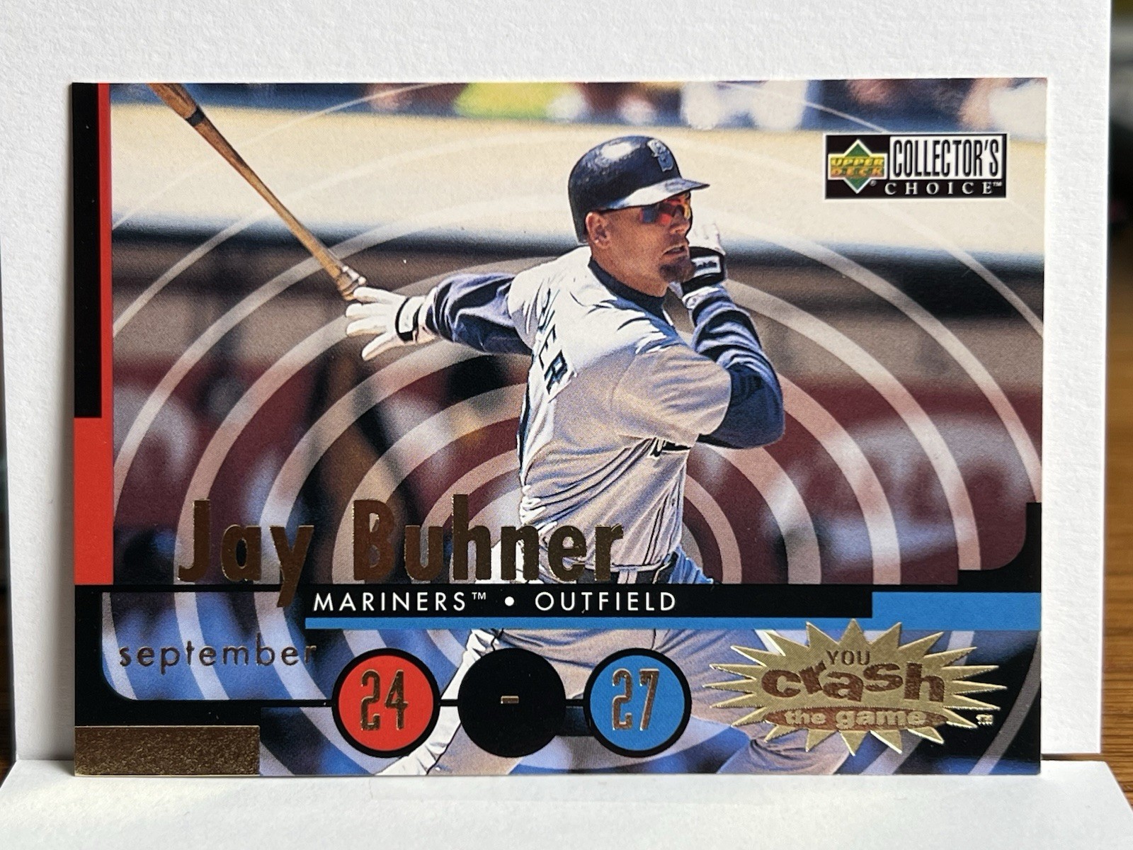1998 Collector's Choice You Crash the Game Exchange Jay Buhner Seattle Mariners