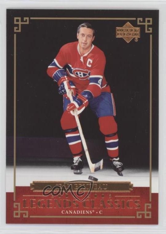 2004-05 Upper Deck Legends Classics Jean Beliveau #31 HOF 0c2