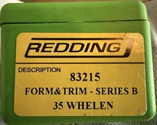 Redding 35 Whelen Form & Trim Die Series B #83215 Reloading Die New