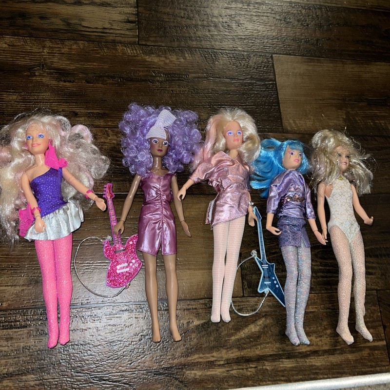 Vtg. Lot Of 5 Jem and The Holograms Dolls Aja, Shana, Jem