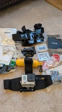 GoPro Hero 3 White Edition Used W/ Lots of Accessories, Tested Working