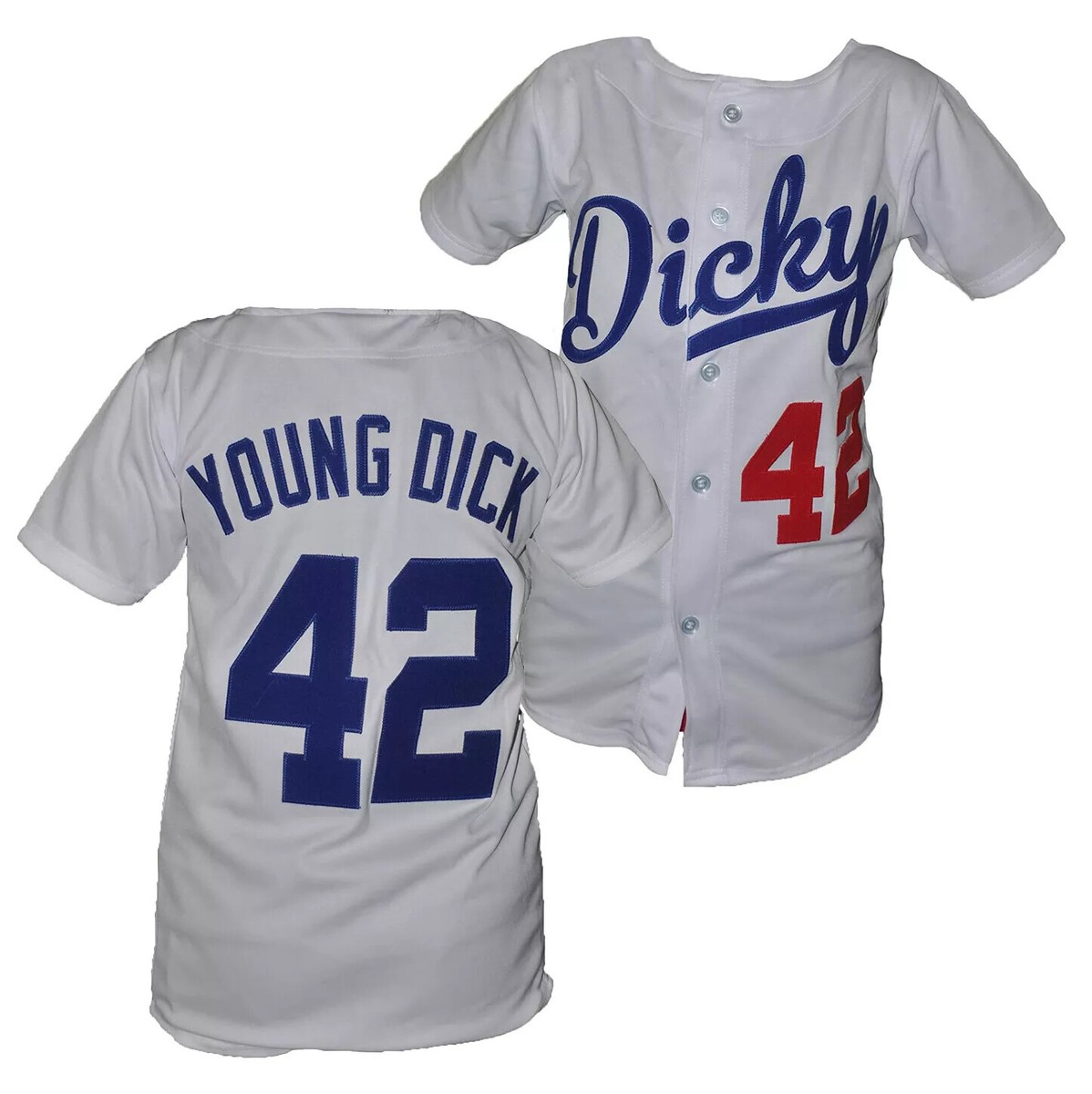 Lil Dicky Dick #42 Los Angeles Baseball Jersey Sewn Custom Names