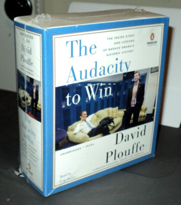 DAVID PLOUFFE  The Audacity to Win (2009, 15 CD) BRAND NEW: Barack Obama