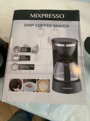 Mixpresso Drip Coffee Maker, single 0.75L capacity