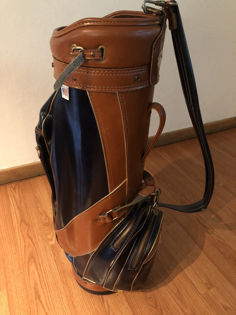 Vintage hot z golf bag Blue & Tan (See Description) | eBay