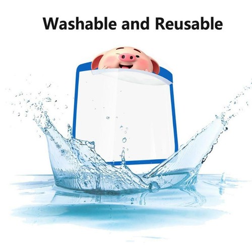 Kids Safety Full Face Shield Reusable Washable Face Mask Clear Protection Cover - Picture 35 of 43