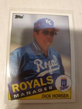 1985 Topps Baseball #335 Dick Howser