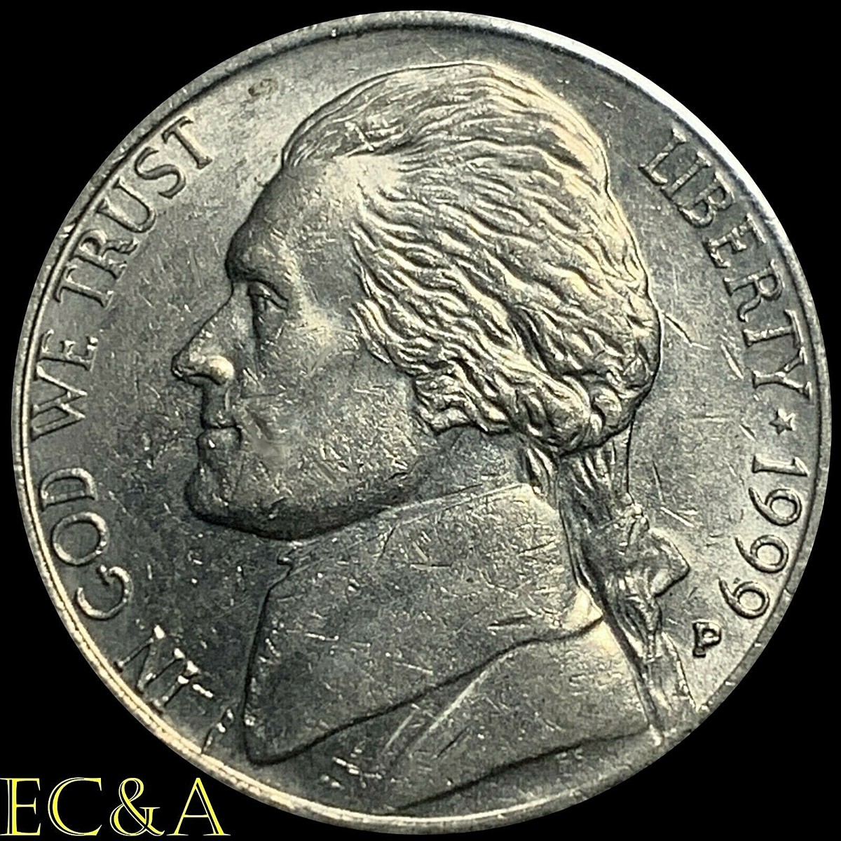 1999 JEFFERSON NICKEL 