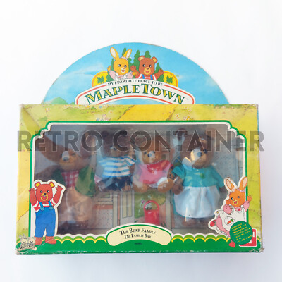 Vintage BANDAI MAPLE TOWN Wonderland - The Bear Family Sealed MISB MOC NEU