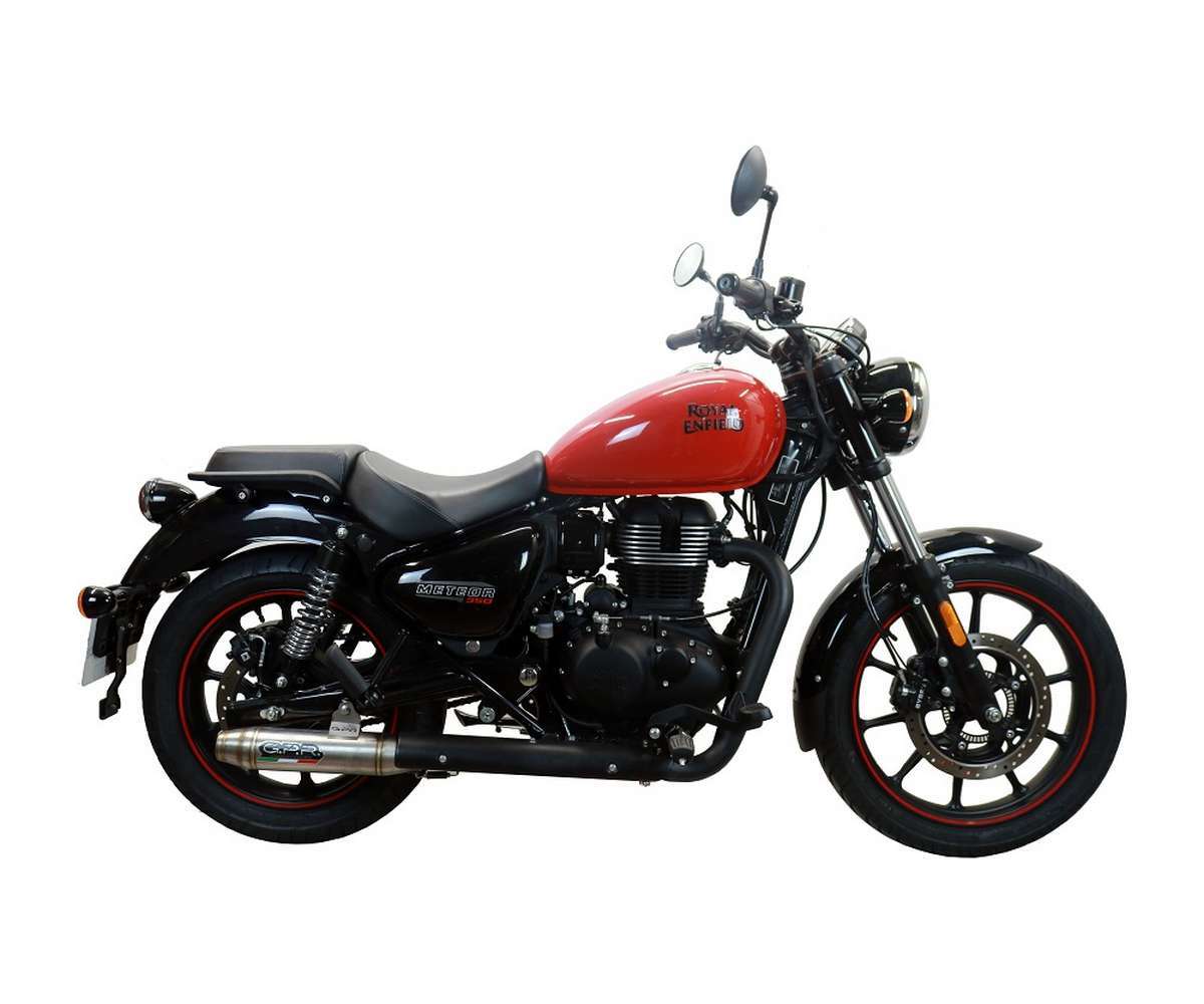Exhaust Muffler GPR Deeptone Inox Racing Royal Enfield Meteor 350 2021 2023