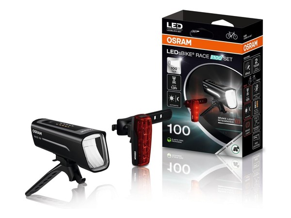 Osram Ledsbike® Race 100 Lux Led Fahrradlampen Fahrradlicht Front & RüCklicht-image