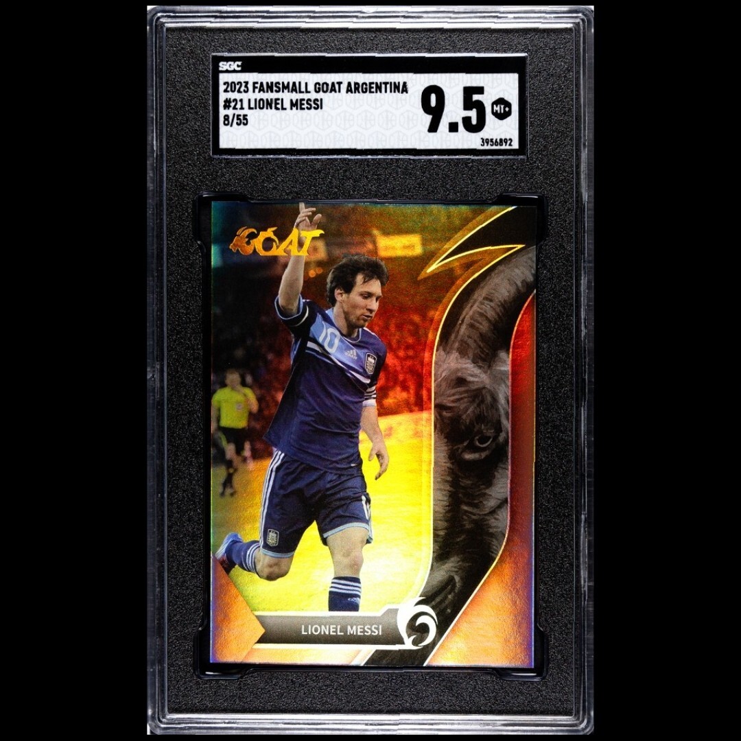SGC 9.5 2022-23 Fansmall Licenced Argentina Lionel Messi /55 SP GOAT #21 POP 1🐐