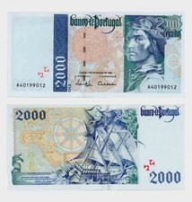 Portugal - 1996 - 2000 Escudos - Frequency : 4% – RARE  UNC  - #ED4893