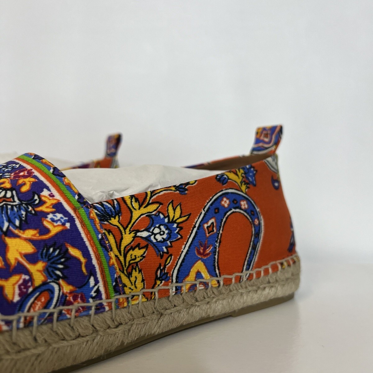Ralph Lauren Purple Label Orange Paisley Twill Bowsworth