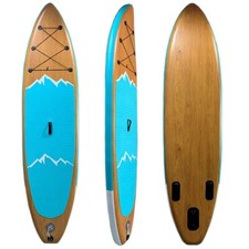 Wooden Inflatable Stand-up Paddleboard  Perfect for summer  Different Designs