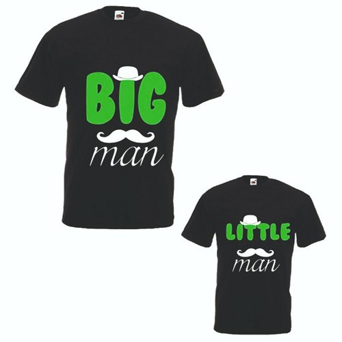 Coppia di T-Shirt Magliette Padre E Figlio/Figlia Idea Regalo Festa del papà  Big | eBay