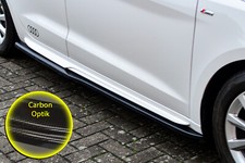 Bi CUP Seitenschweller aus ABS passend für Audi A1 GB mit S-Line Carbon Optik