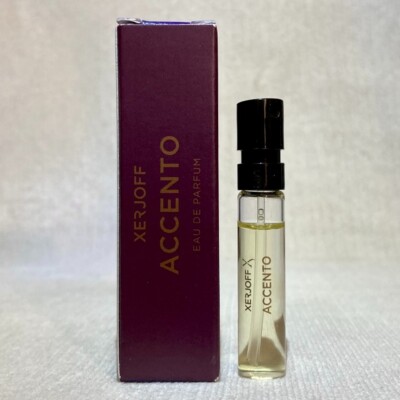 Xerjoff Accento Eau de Parfum EDP Sample Spray .06oz, 2ml New in Box
