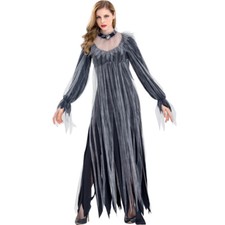 Women Cosplay Zombie Ghost Bride Costume Nightwear Dress Vampire Devil Halloween