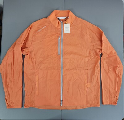 Peter Millar Crown Sport Performance Hyperlight Gust Windbreaker Men's XL New 
