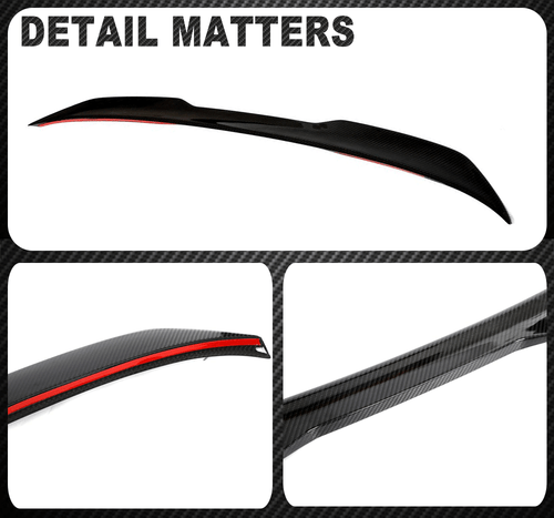DRY Carbon Spoiler Heckspoiler Heckflügel Lippe Passt für BMW G30 F90 M5 2017-23 - Bild 13 von 13