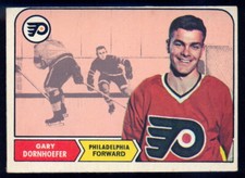 1968-69 OPC O PEE CHEE HOCKEY #94 GARY DORNHOEFER EX+ PHILADELPHIA FLYERS Card