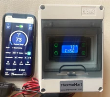 Wifi Plug & Play 12V Temperature Controller+Fan+Timer Charcoal BBQ Grill Smoker