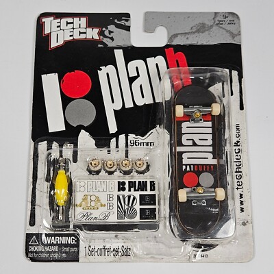 TECH DECK B PLAN PAT DUFFY FINGERBOARD 96MM MOSC SPIN MASTER 2010 SUPER RARE