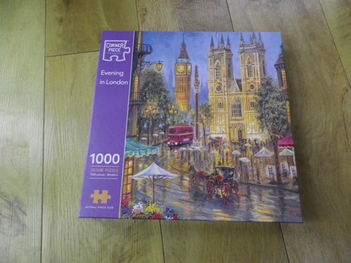 Jigsaw Puzzle CORNER PIECE Evening in London 1000 Pieces Puzzle | eBay UK