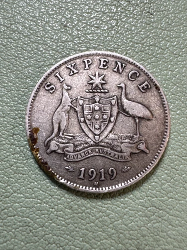 1919 George V Sixpence — photo from the most recent tracked eBay sale