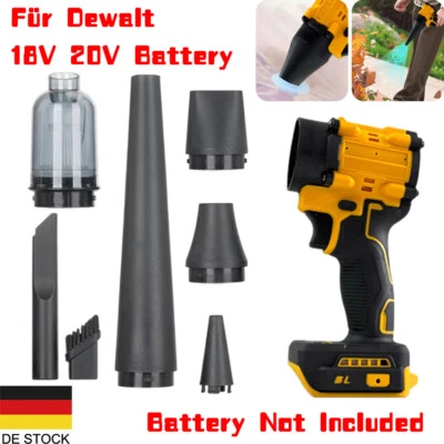 MARKENLOS 2 in1 Bürstenloser Elektrischer Gebläse Luft Staubsauger für Dewalt 18V 20V Akku