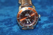 Breitling SuperOcean Heritage 46mm Brown Dial Bronze Bezel Steel Watch A17320 4