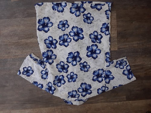 Camisa Hawaiana Sideout S Para Hombre Azul Blanco Floral B2 - Imagen 2 de 4